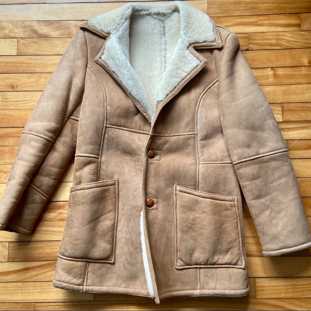 Mens’ Vintage Shearling Coat